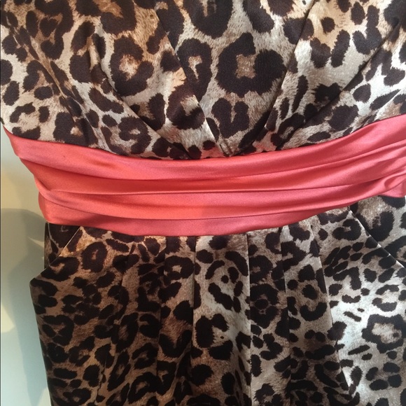 Speechless 11 strapless short dress with sash tie - Picture 2 of 10